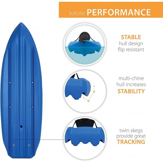 Lifetime Lotus Sit-On-Top Kayak with Paddle