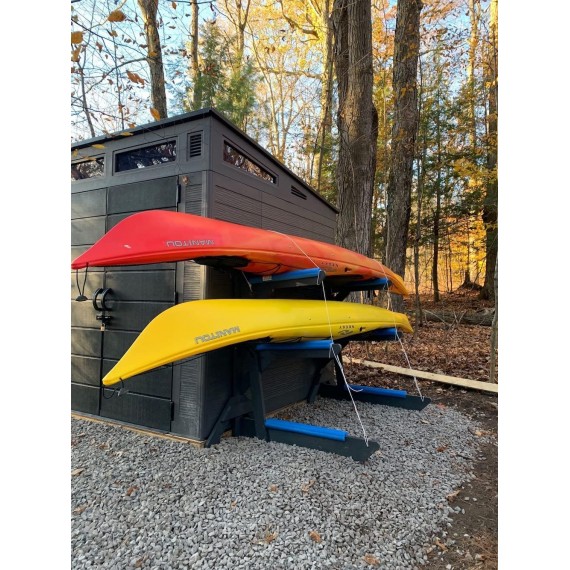 Storage Rack Solutions Outdoor or Indoor Kayak Rack, Canoe Rack or SUP Rack – Rack in a Box