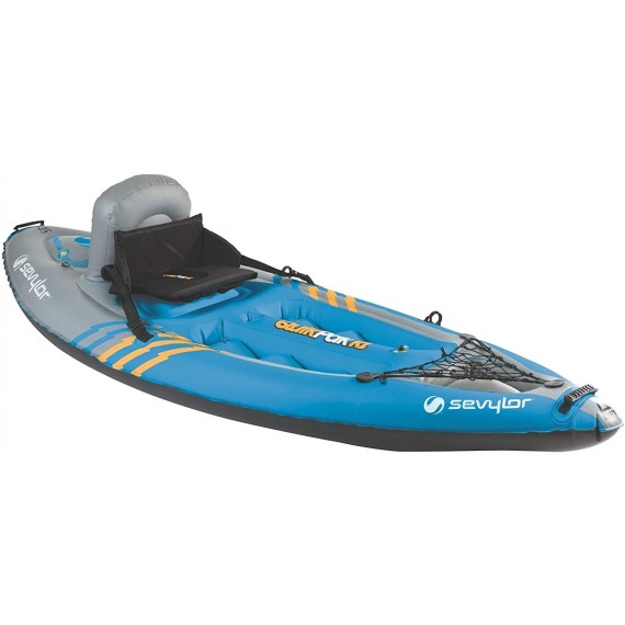 Sevylor Quikpak K1 1-Person Kayak Blue, 8'7