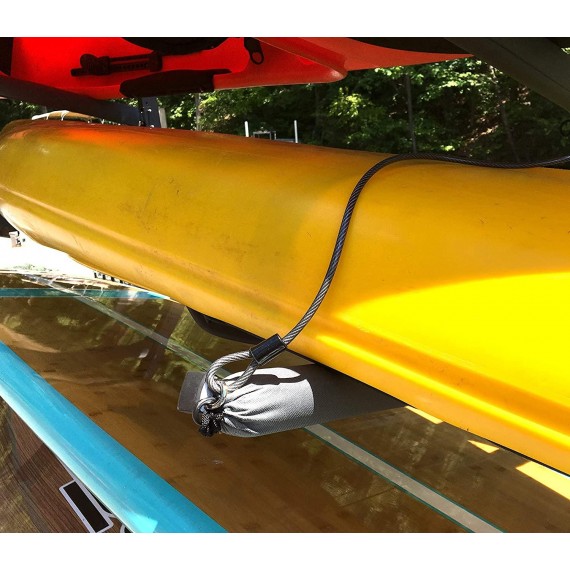 StoreYourBoard 4 Kayak Dock Storage Rack, Outdoor Over The Water Mount, Holds 400 lbs, Heavy-Duty Metal Stand