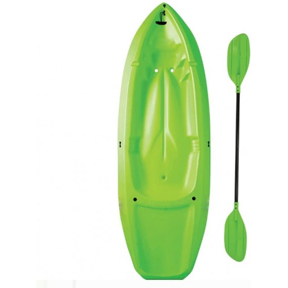 6 ft. Youth Kayak Great Stability Perfect for Kid, Paddle Included, Green