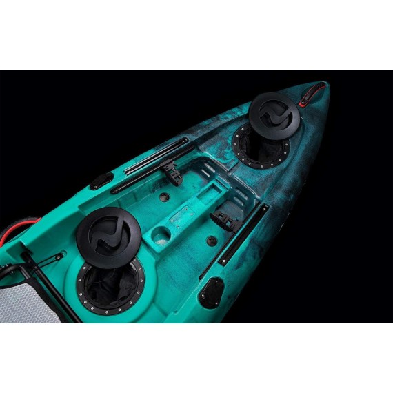 Vibe Kayaks Yellowfin 100 10 Foot Angler Sit On Top Fishing Kayak, Adjustable Hero Comfort Seat, Flush Rod Holders & Built in Storage