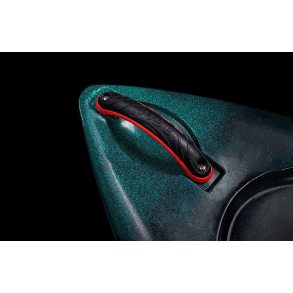 Vibe Kayaks Yellowfin 100 10 Foot Angler Sit On Top Fishing Kayak, Adjustable Hero Comfort Seat, Flush Rod Holders & Built in Storage