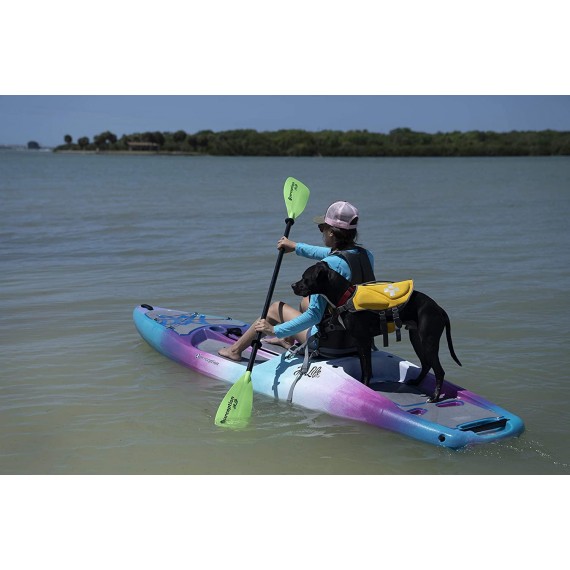 Perception Hi Life 11 | Sit on Top Kayak - SUP/Paddleboard | Hybrid Boat with Seat Storage/Cooler | 11'