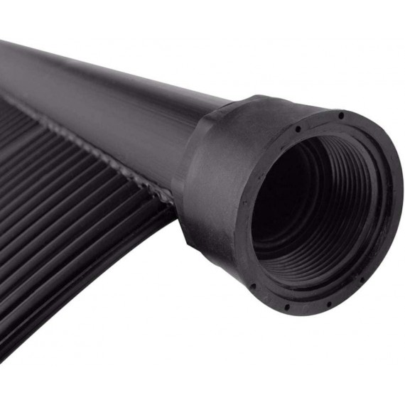 SunQuest Solar Swimming Pool Heaters - 2 Solar Hot Water Heater Panels w/ Max-Flow  - Swimming Pool Accessories for Above Ground Pools (2' x 20', 2 Count + Couplers + Integrated Diverter Valve)