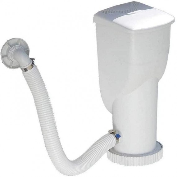 Summer Waves SkimmerPlus P53FX1500 1500GPH Above Ground Swimming Pool 120V GFCI Skimmer Filter Pump System with 1.25